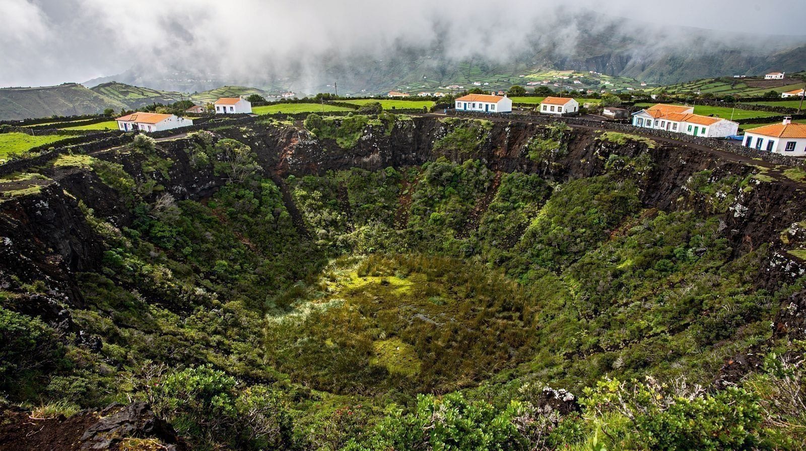 Caldeira do Faial: el cráter volcánico de Faial